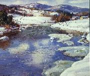 George Gardner Symons Valley Stream in Winter China oil painting reproduction